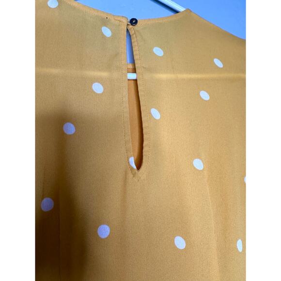 Abercrombie & Fitch Women’s Yellow Mini Dress with Polka Dots – XXS - Picture 3 of 8